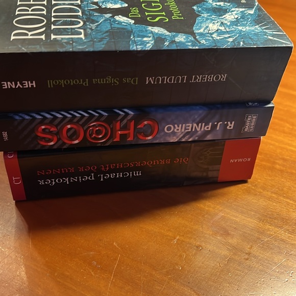 📌3 German Thriller Ludlum Sigma Protokoll- Pineiro Ch@os Peinkofer Bruderschaft - Picture 8 of 9